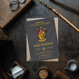 Convite Harry Potter Birthday | Quadro chalcado Gryffindor