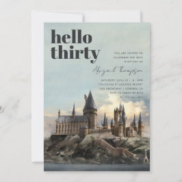 Convite Harry Potter | Castelo de Hogwarts Aniversário de