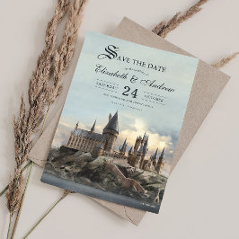 Convite Harry Potter | Castelo de Hogwarts Salve a Data