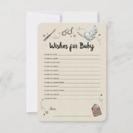 Convite Harry Potter - Desejos para Bebê