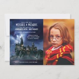 Convite Harry Potter | Foto de Aniversário do Castelo de H