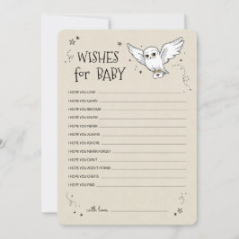 Convite Harry Potter - Hedwig | Desejos para Bebê