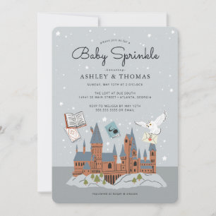 Convite Harry Potter   Hogwarts Castle Baby Sprinkle
