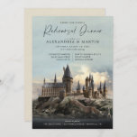 Convite Harry Potter | Janto de ensaio do Castelo de Hogwa<br><div class="desc">Convide toda a sua família e amigos para o seu Janto de ensaio com estes convites do Harry Potter mágico. Personalize adicionando todos os detalhes do evento!</div>