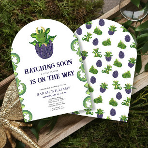 Convite Hatching em breve Sexo Chá de fraldas neutro do dr