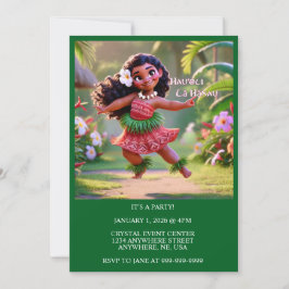 Convite Hauʻoli Hula Princess