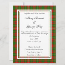 Hay Scottish Weding Invitation