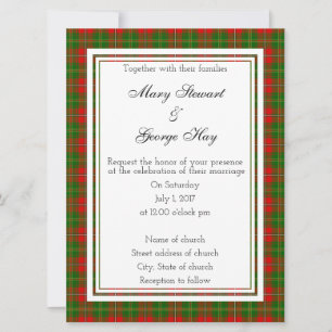 Convite Hay Scottish Weding Invitation