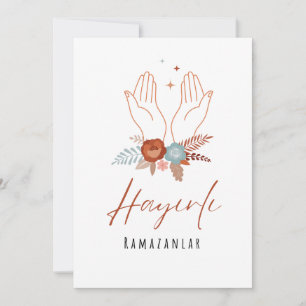 Convite Hayırlı Ramazanlar Happy Ramazan Ramadan Card