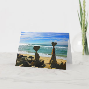 Convite Heart Beach Rocks