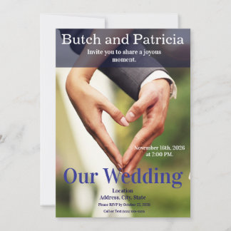 Convite Heart In Hands