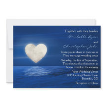 Heart Moon e Snowy Beach Casamento no inverno