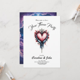 Convite Heart of Quiet Magic.