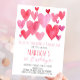 Convite Hearts Little Sweetheart Primeiro Aniversário (Criador carregado)