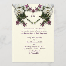 Convite Heather e Heart