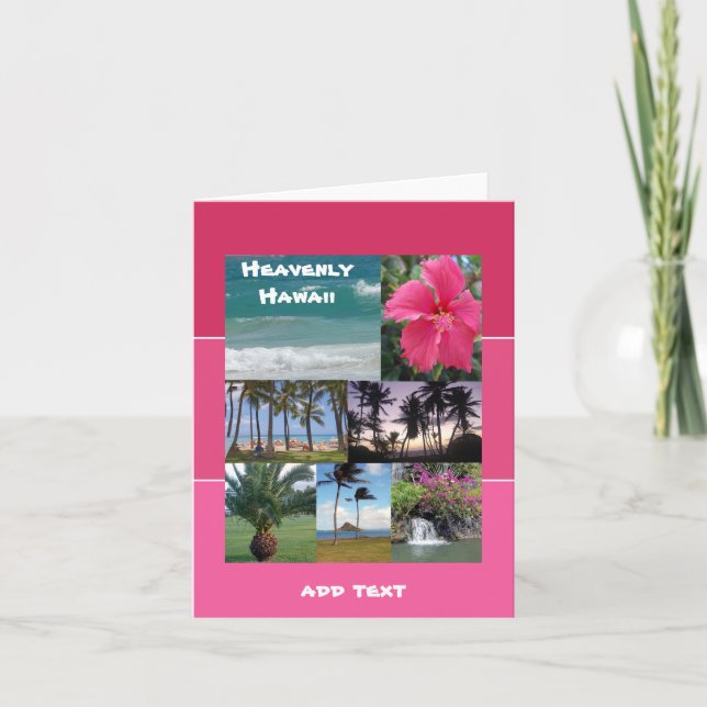 Convite Heavenly Hawaii (Frente)