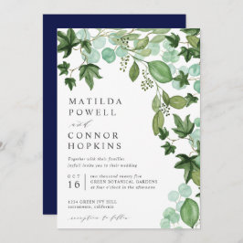 Convite Hedera | Casamento Botânico de Eucalyptus de IVY M