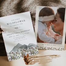 HEIDI Bohemian Wildflower First Festa de aniversár