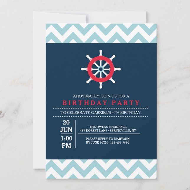 Convite Helm (Frente)