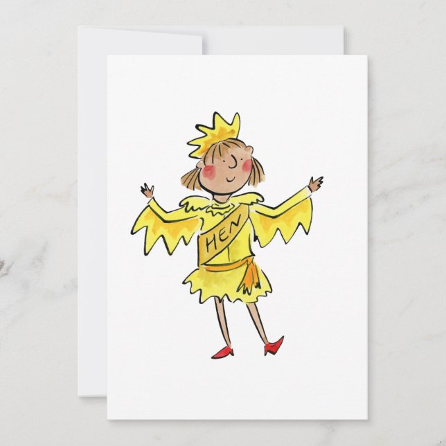 Convite Hen (Frente)