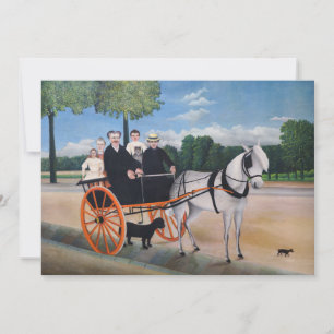 Convite Henri Rousseau - A Carroça do pai Junier