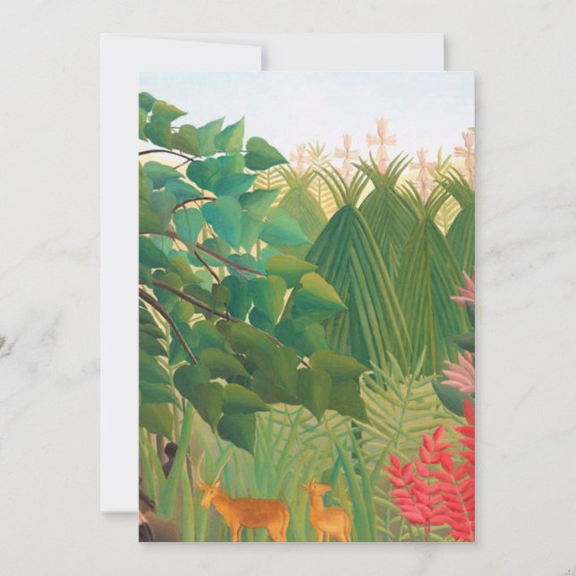 Convite Henri Rousseau - A Quebra d'Água (Frente)