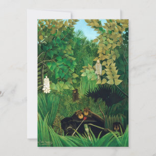 Convite Henri Rousseau - Os Jesters Feliz