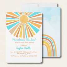Here Comes The Son, Retro Boho Rainbow