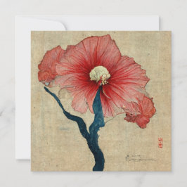 Convite Hibiscus Flower Painting