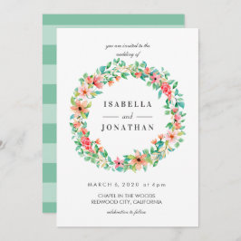 Convite Hibiscus tropical | Casamento por Cheio de água