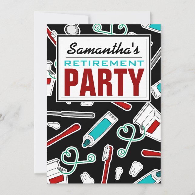 Convite Higienista Dental/Partido da Baixa Dentista (Frente)