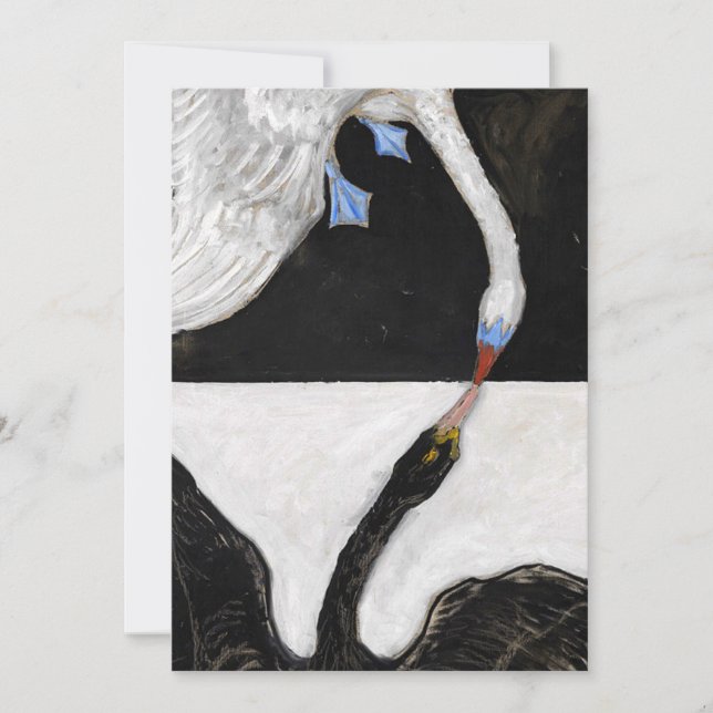 Convite Hilma Af Klint Swan N.o 1 (Frente)