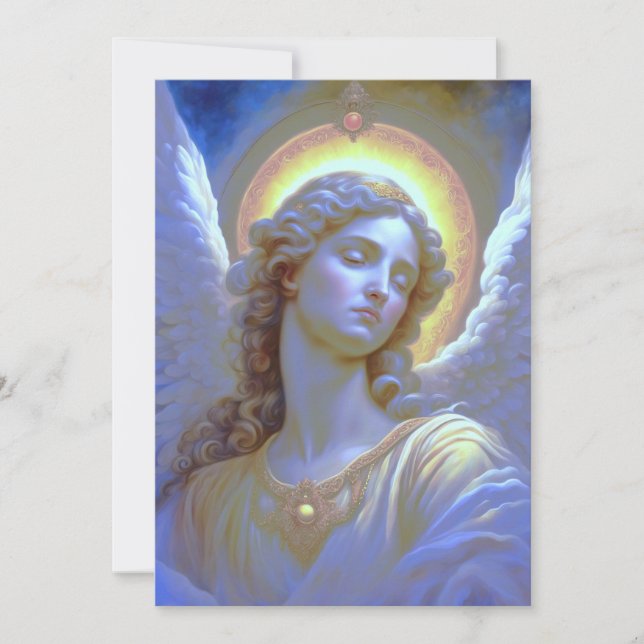 Convite Himmlischer Engel im Glanz des göttlichen des Lich (Frente)