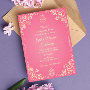 Convite Hindu House Warming Griha Pravesh