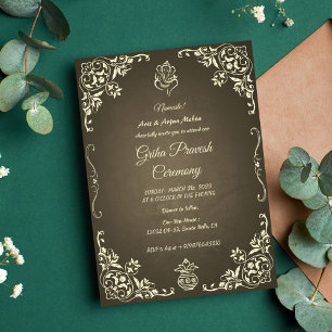 Convite Hindu House Warming Griha Pravesh