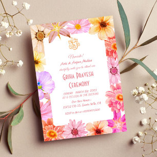 Convite Hindu House Warming Griha Pravesh