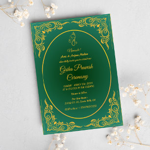 Convite Hindu House Warming Griha Pravesh