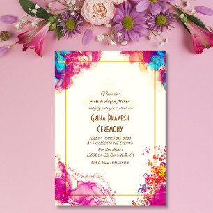 Convite Hindu House Warming Griha Pravesh