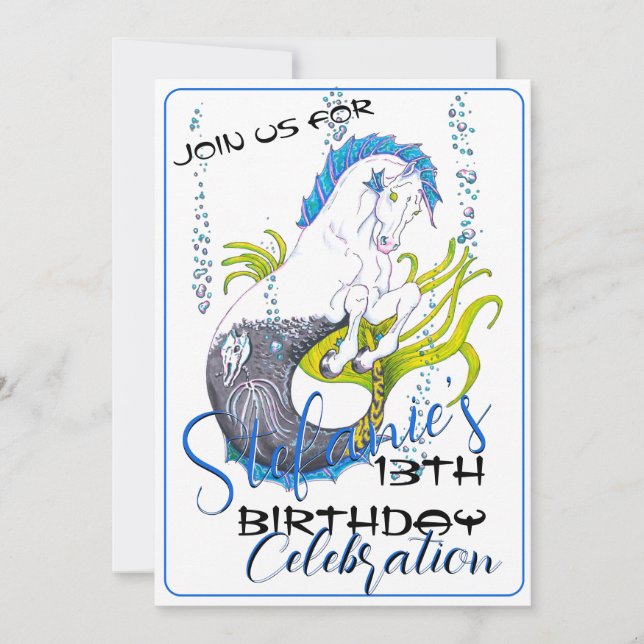 Convite Hippocampus (crânio) (Frente)