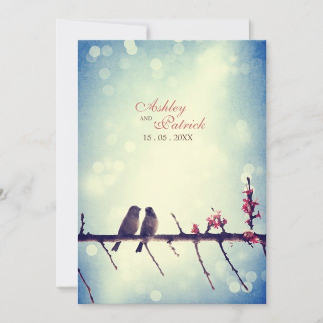 Convite História 2 dos pássaros do amor (Frente)