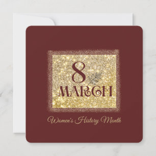 Convite História da Mulher Mês 2025 março 8