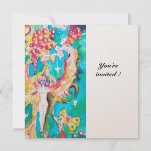 Convite HISTÓRIA DE FADAS DO GRAPE1 champanhe