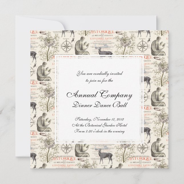 Convite História e ciência - Busca pelo conhecimento (Frente)