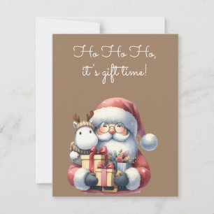 Convite 🎅🎁 Ho Ho Ho, É Hora dos Presentes! 🎁🎅