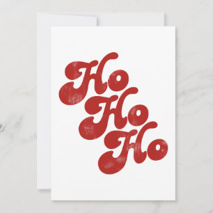 Convite Ho Ho Ho Feliz Natal