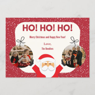 Convite Ho! Ho! Ho! Placa de Férias Multifotógrafas