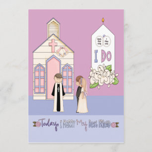 Convite Hoje Eu Caso Com Meu Melhor Amigo