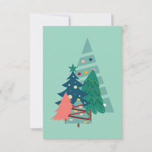 Convite Holiday Evergreens Design