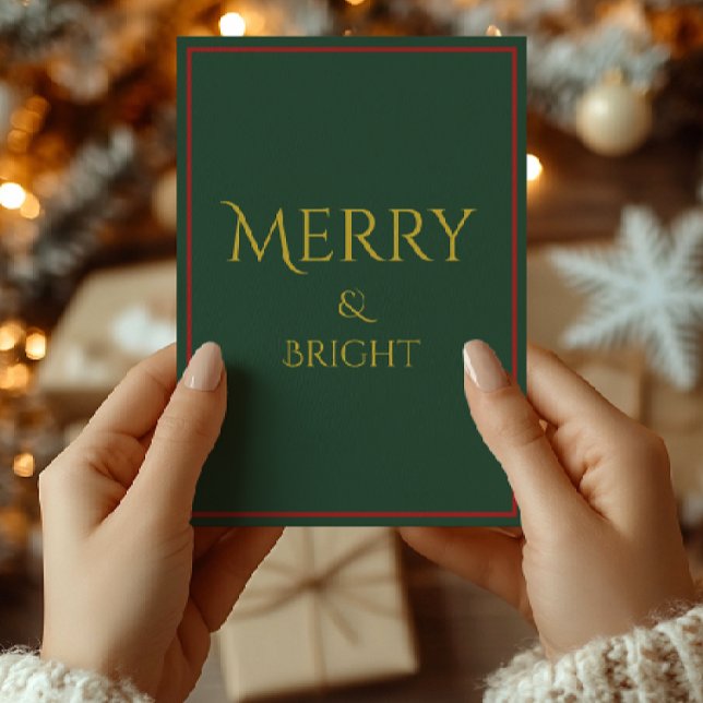 Convite Holiday Luxe Modern Elegant Invitation Card (Criador carregado)