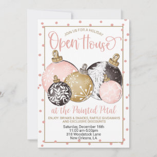 Convite Holiday Open House